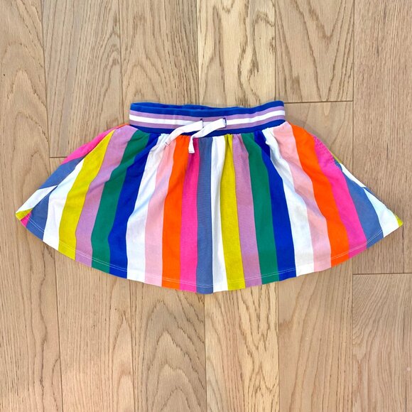 Mini Boden Other - Mini Boden Rainbow Stripe Skort with Pockets Size 7-8Y Girls
